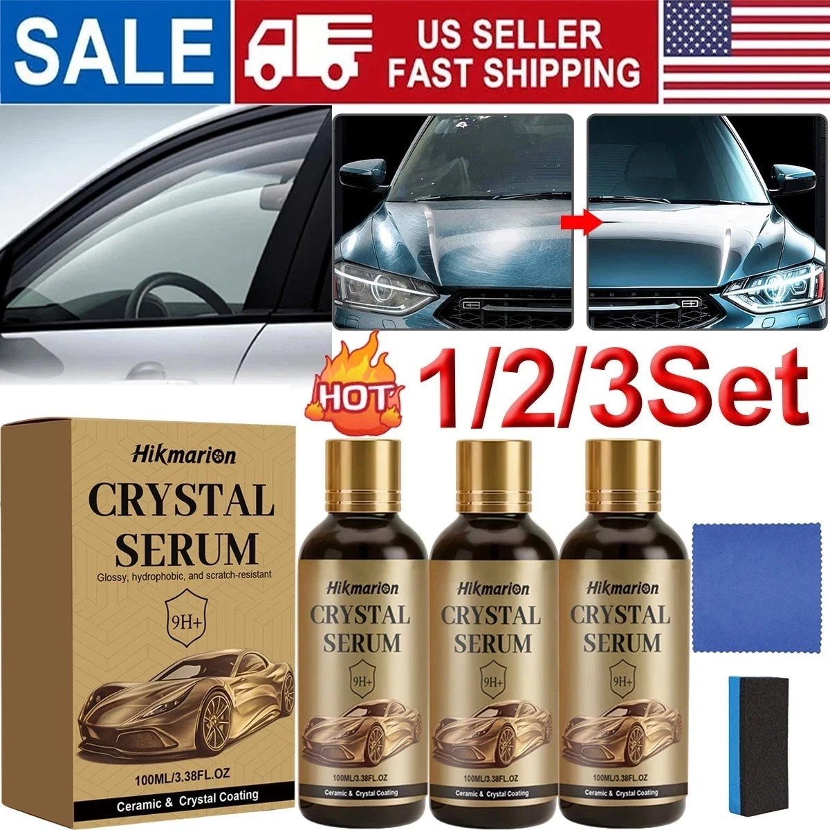 100ML Crystal Serum – Advanced Graphene Ceramic Coating For Cars US