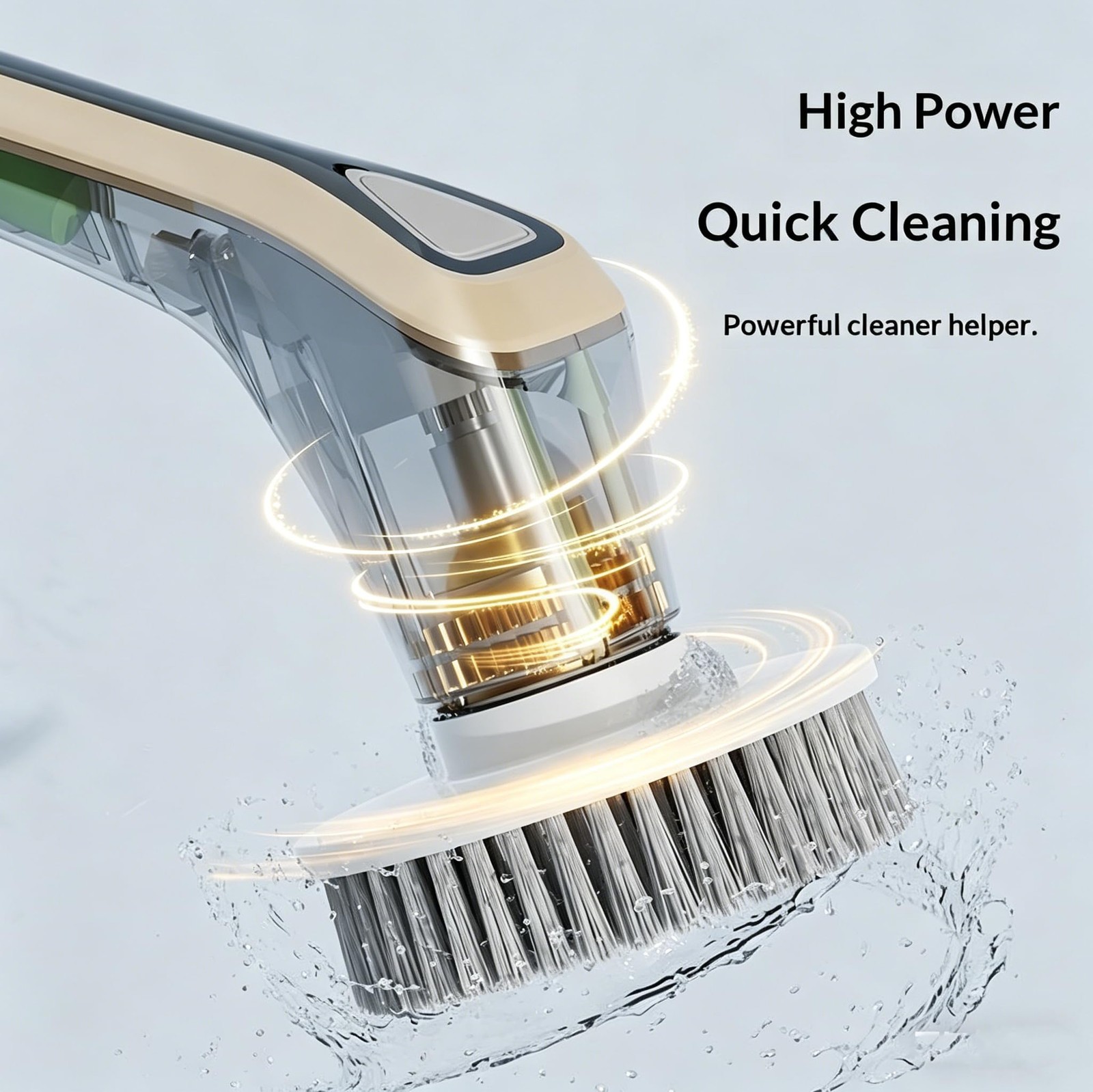 Electric Spin Scrubber, Full-Body Spray Cleaning Solution Waterproof Bathroom…