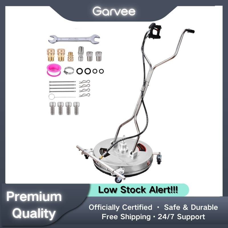 21 Inch Pressure Washer Floor Cleaner with Handle Heavy Duty Surface Cleaner