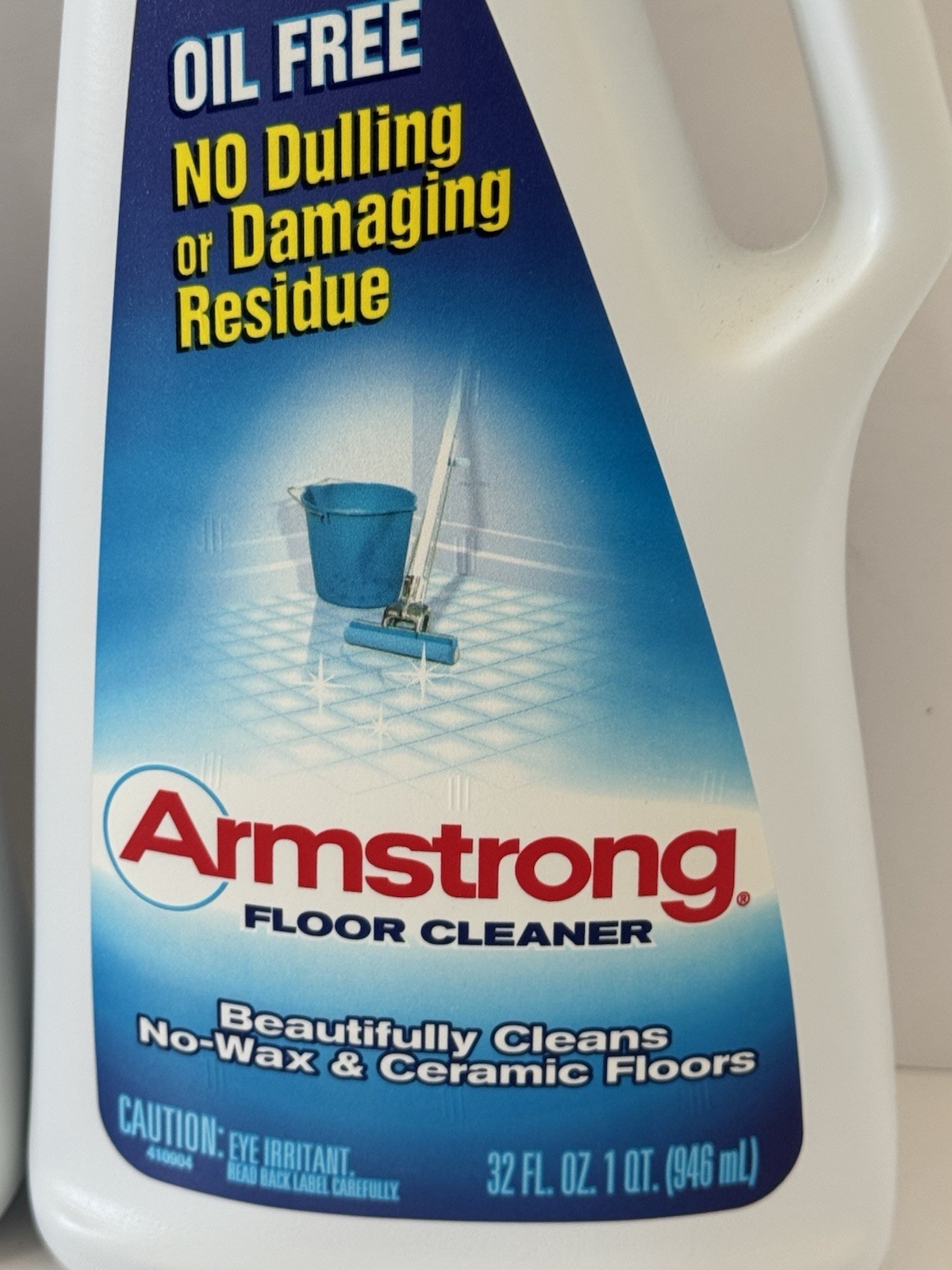 Lot 2 Armstrong Concentrated Floor Cleaner No Sticky Residue SC Johnson 1996 NOS