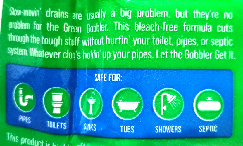 Green Gobbler GGDC5WS Drain Opening Powder – 5 Pack w Hair Clog Remover Tool NEW