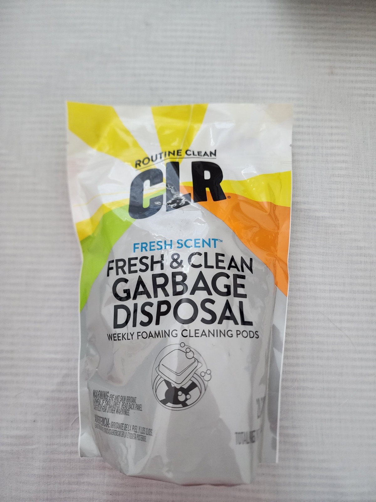 CLR Fresh Scent 20 Ct Garbage Disposal Weekly Foaming Cleaning Pods Sealed Pack