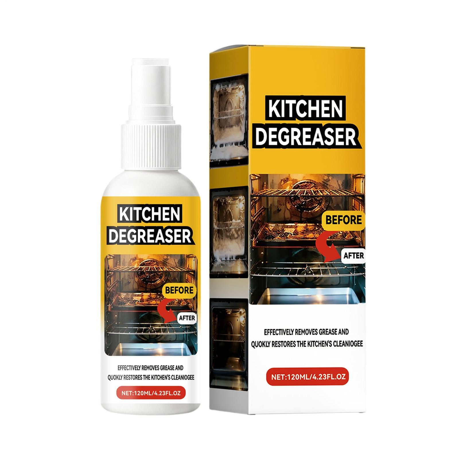 Kitchen Degreaser Heavy Duty Cleaning Stain Remover 120ml Oven Grill qualified