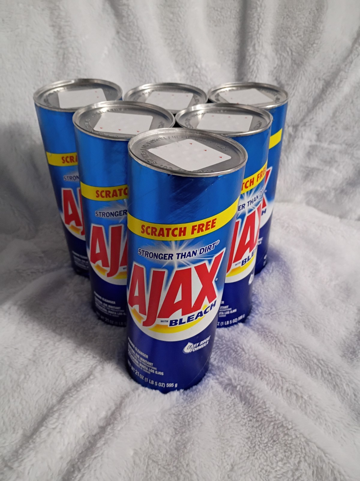 6 Packs Ajax All-Purpose Powder Cleaner with Bleach 28 oz Fast Shipping