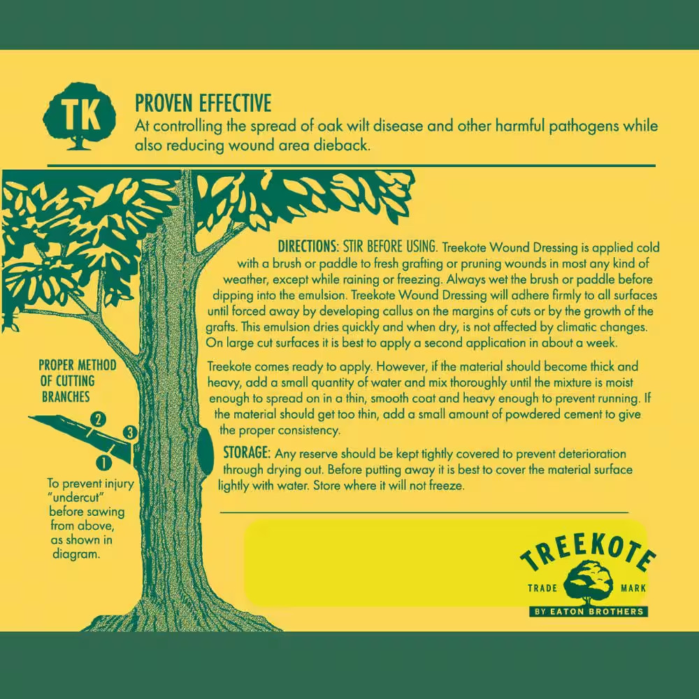 Tree Wound Dressing – 128 Oz. (1 Gal.) Tub W/Handle – Pruning Sealant and Grafti