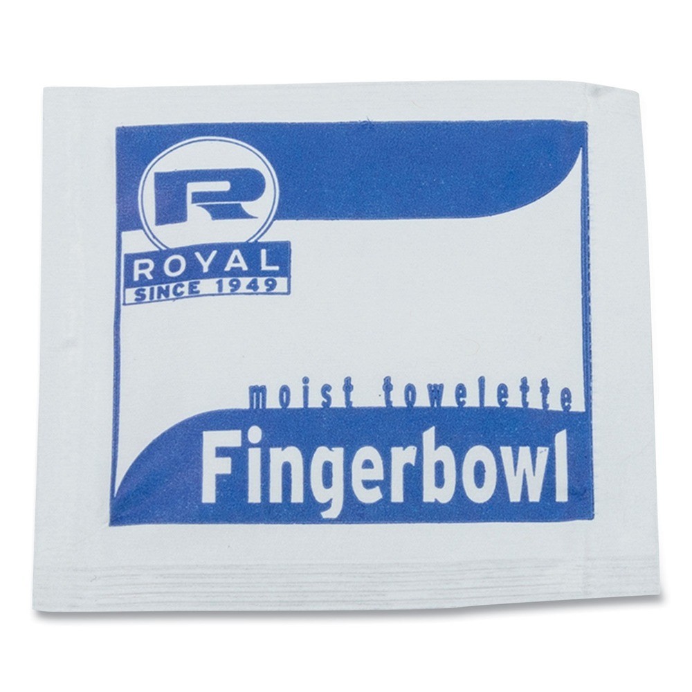 AmerCareRoyal RF1MB 4″ x 6″ Moist Towelettes – Lemon Scent White (1000/CT) New