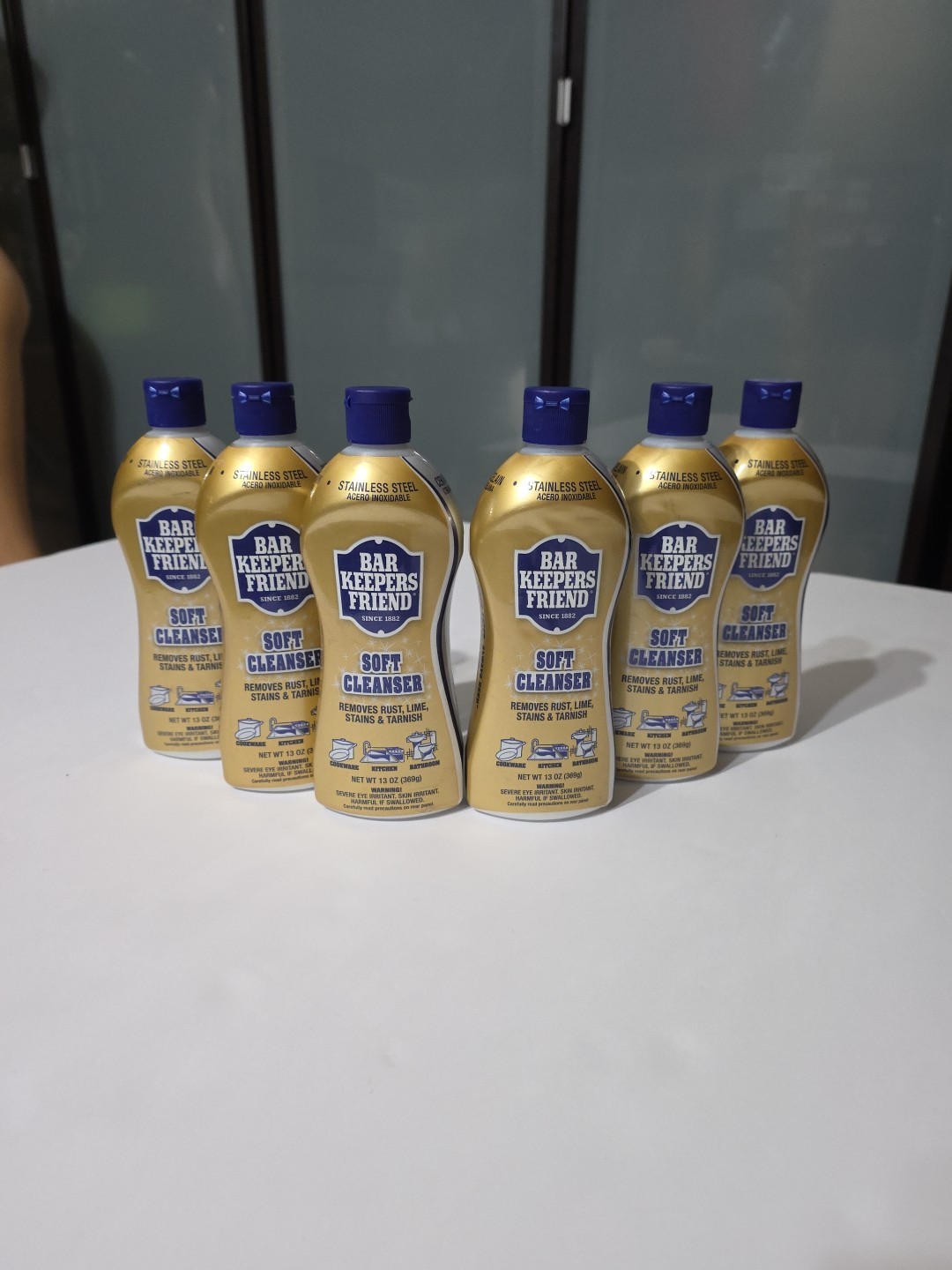 Bar Keepers Friend Soft Cleanser Liquid New Improved Formula 13 oz – 6 PACK