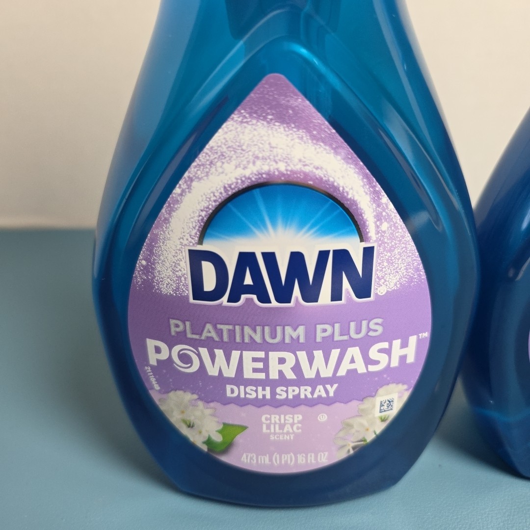 2 Dawn Powerwash Spray, Dish Soap, Dishwashing Liquid, Crisp Lilac Seasonal
