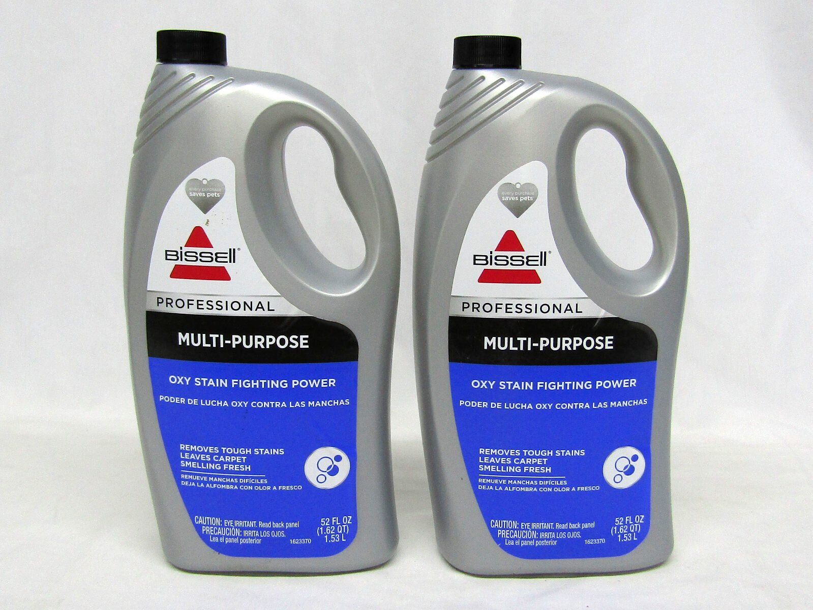 Bissell Professional Multi-Purpose Oxy Carpet Cleaner Liquid, 52 oz. – Pack of 2