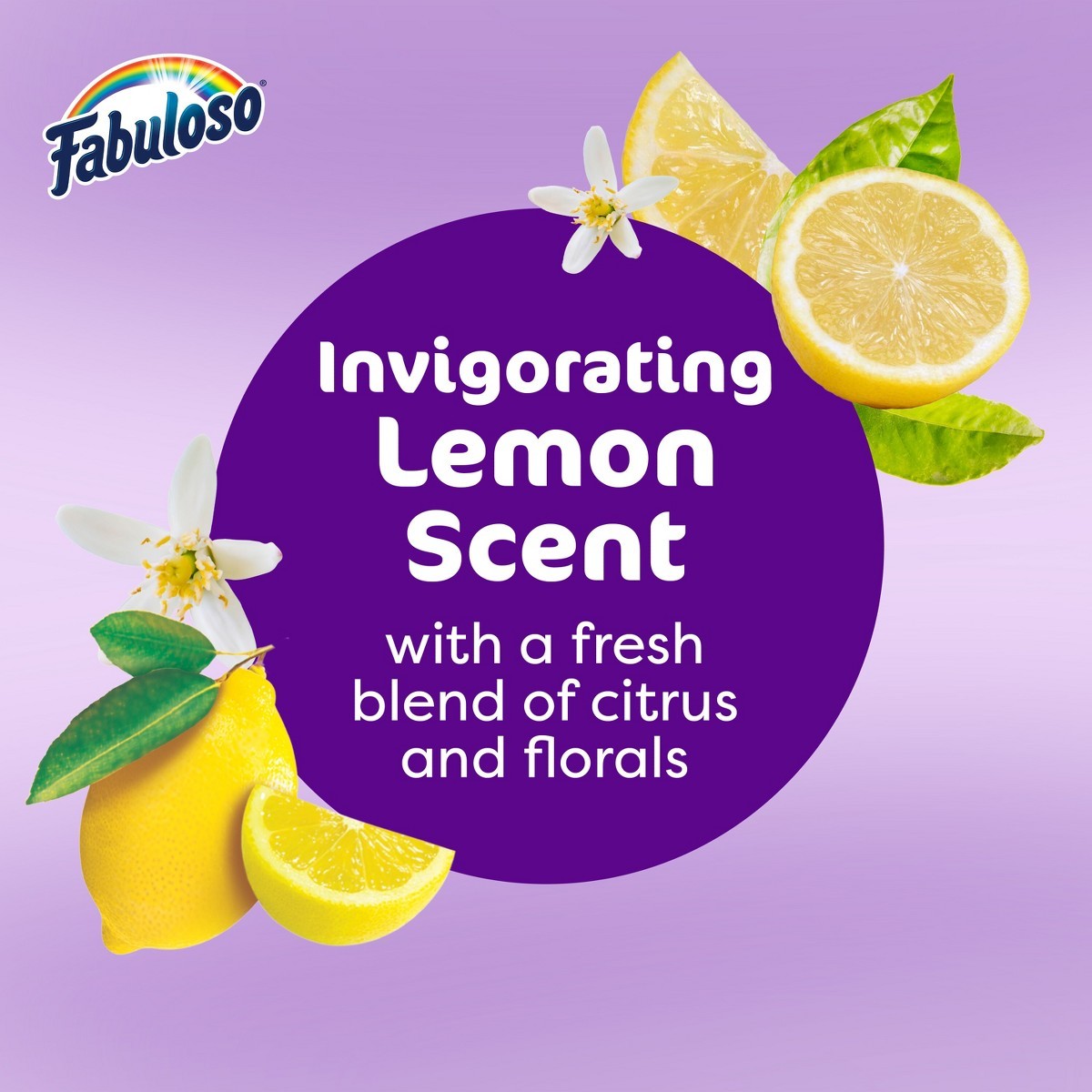 56 fl oz 2X Concentrated Lemon Multi-Purpose Floor Cleaner Household Supply