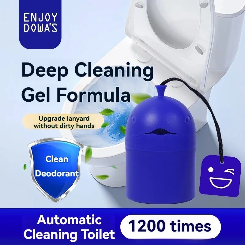 Automatic Toilet Cleaner Gel – Whale Design Slow-Release Bowl Cleaner (150g)