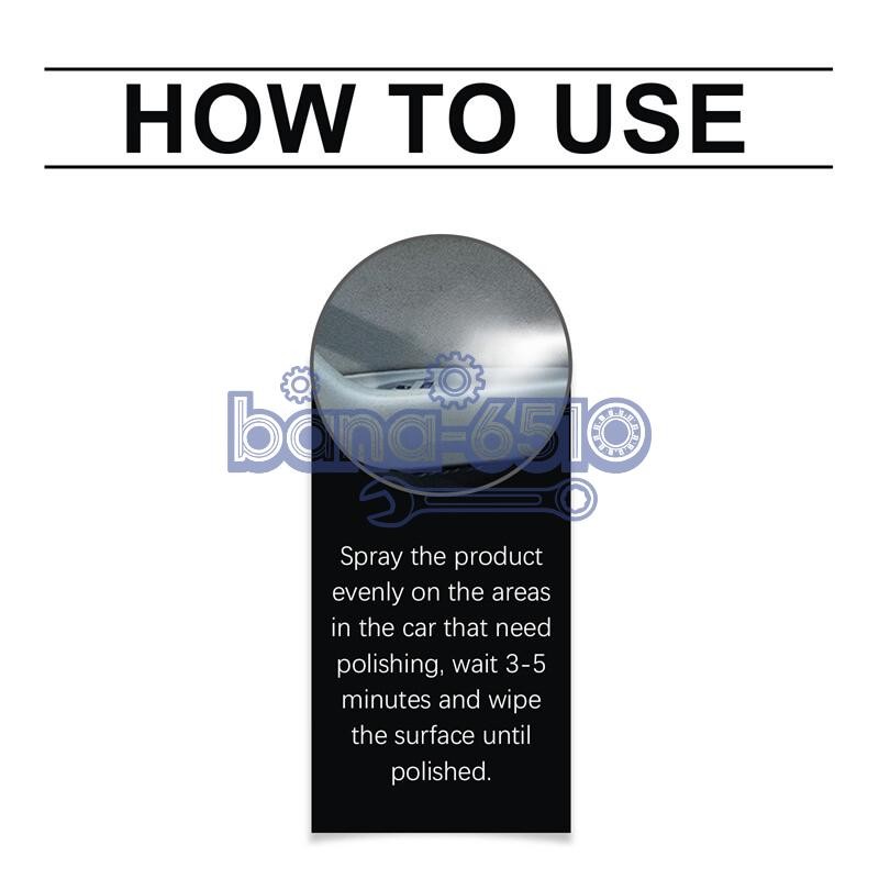 1-3Pack Car Interior Cleaner, 2026 New Polishing Cleaner for Interior Detailing