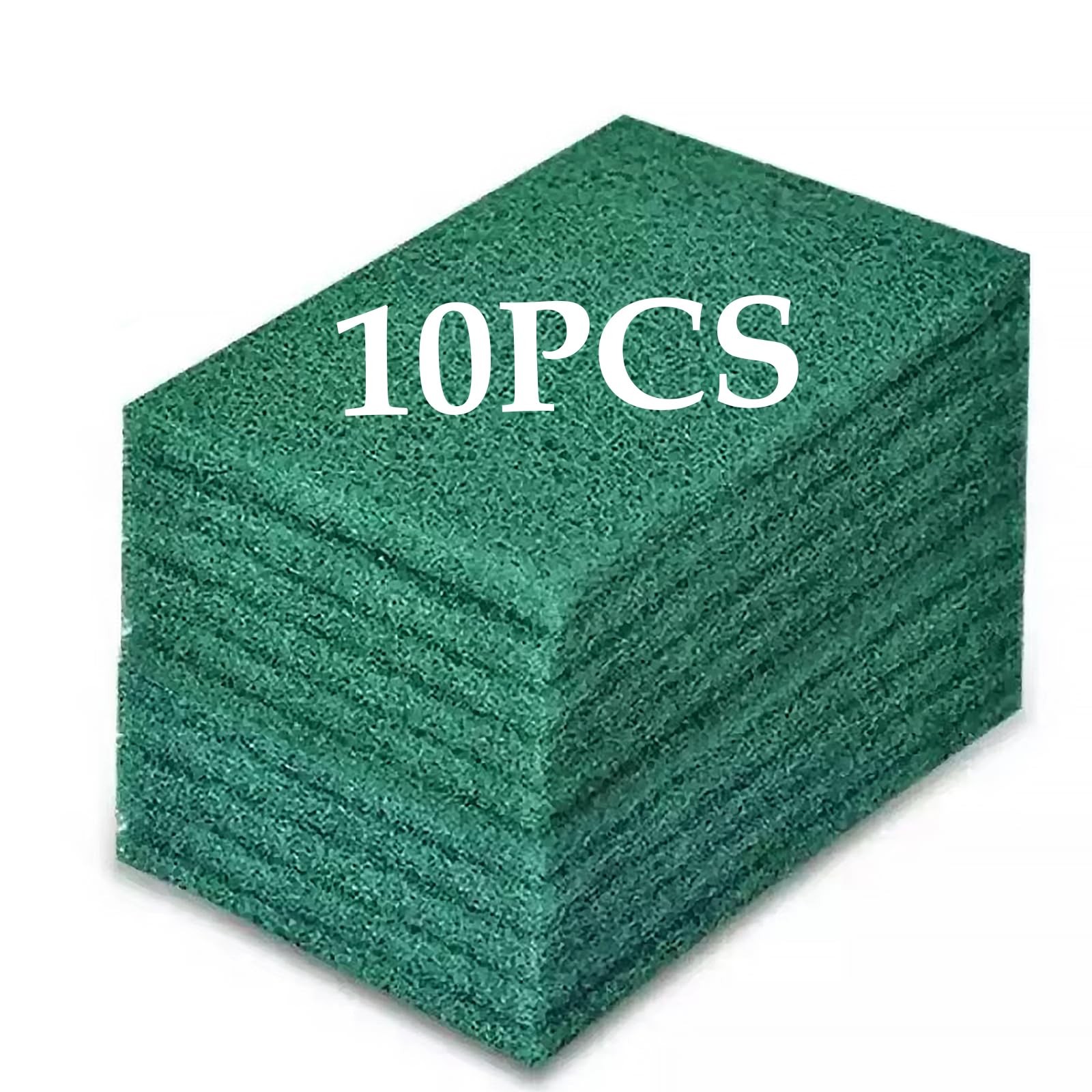 Heavy Duty Scour Pads Sponge Dish Scrubber Green Reusable Household Scrub Pad…
