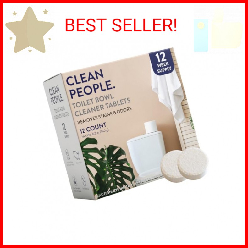 THE CLEAN PEOPLE Toilet Bowl Cleaner | Eco Friendly Toilet Bowl Cleaner Tablets