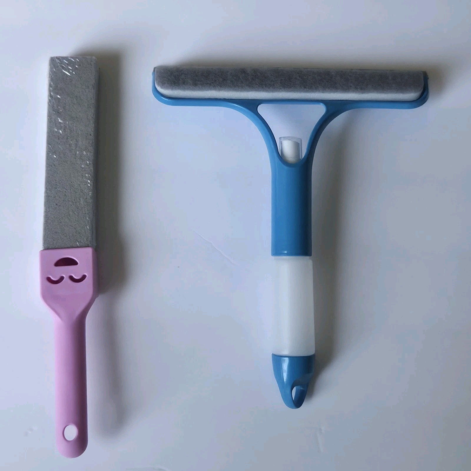 Pumice Stone Toilet Bowl Cleaner & 3-in-1 Window Cleaning Squeegee