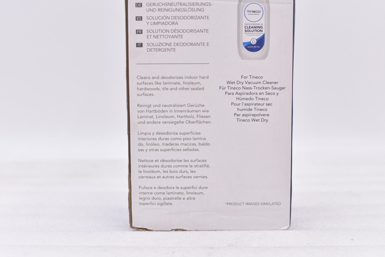 Tineco 33.8oz Deodorizing & Cleaning Solution For Tineco Wet Dry Vacuum Cleaner