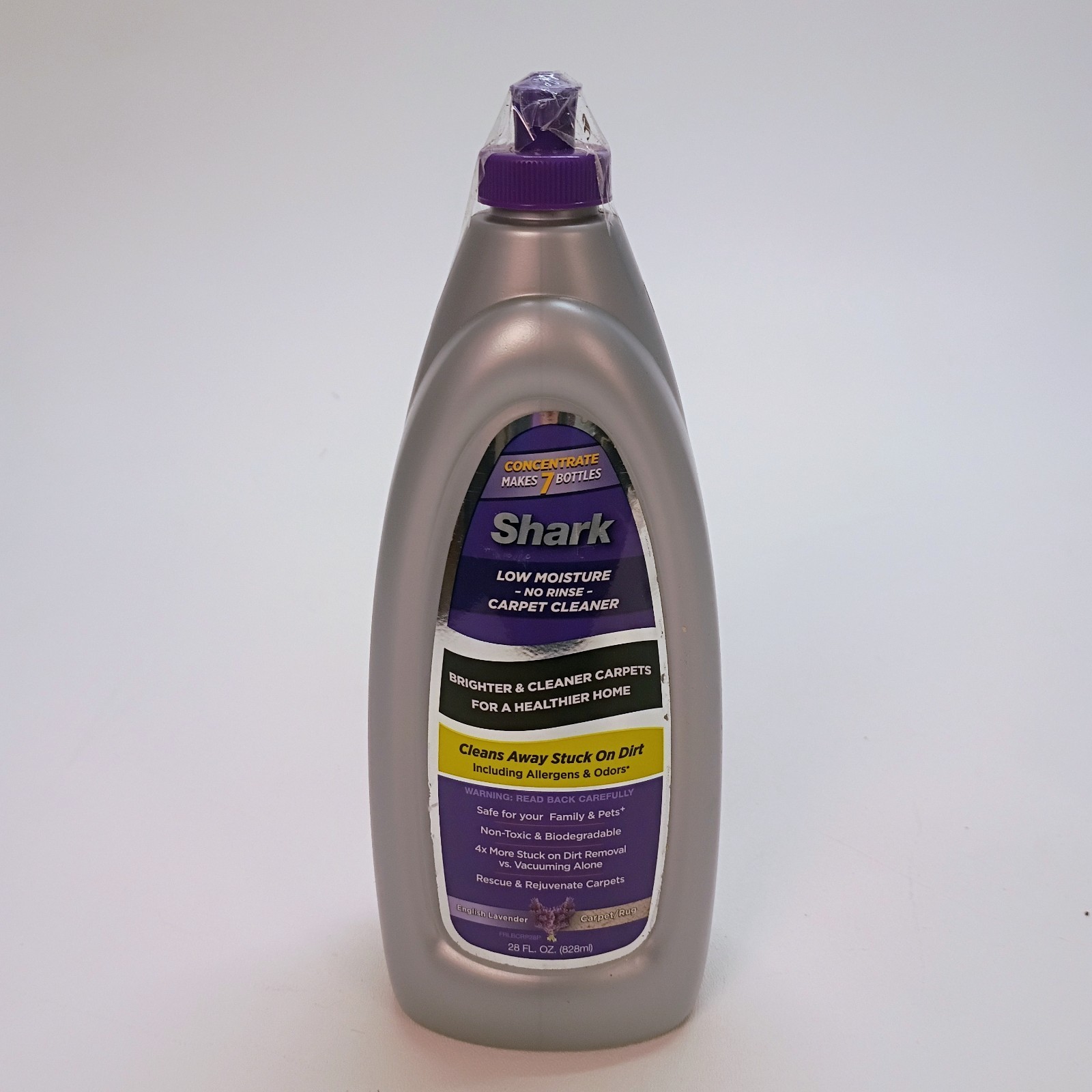Shark Low Moisture No Rinse Carpet Rug Shampoo English Lavender NEW Concentrate