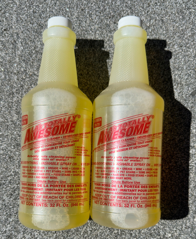 2x LA’s Totally Awesome Clear Ammonia Multi-Purpose Cleaning, 64 fl.oz. Each F/S