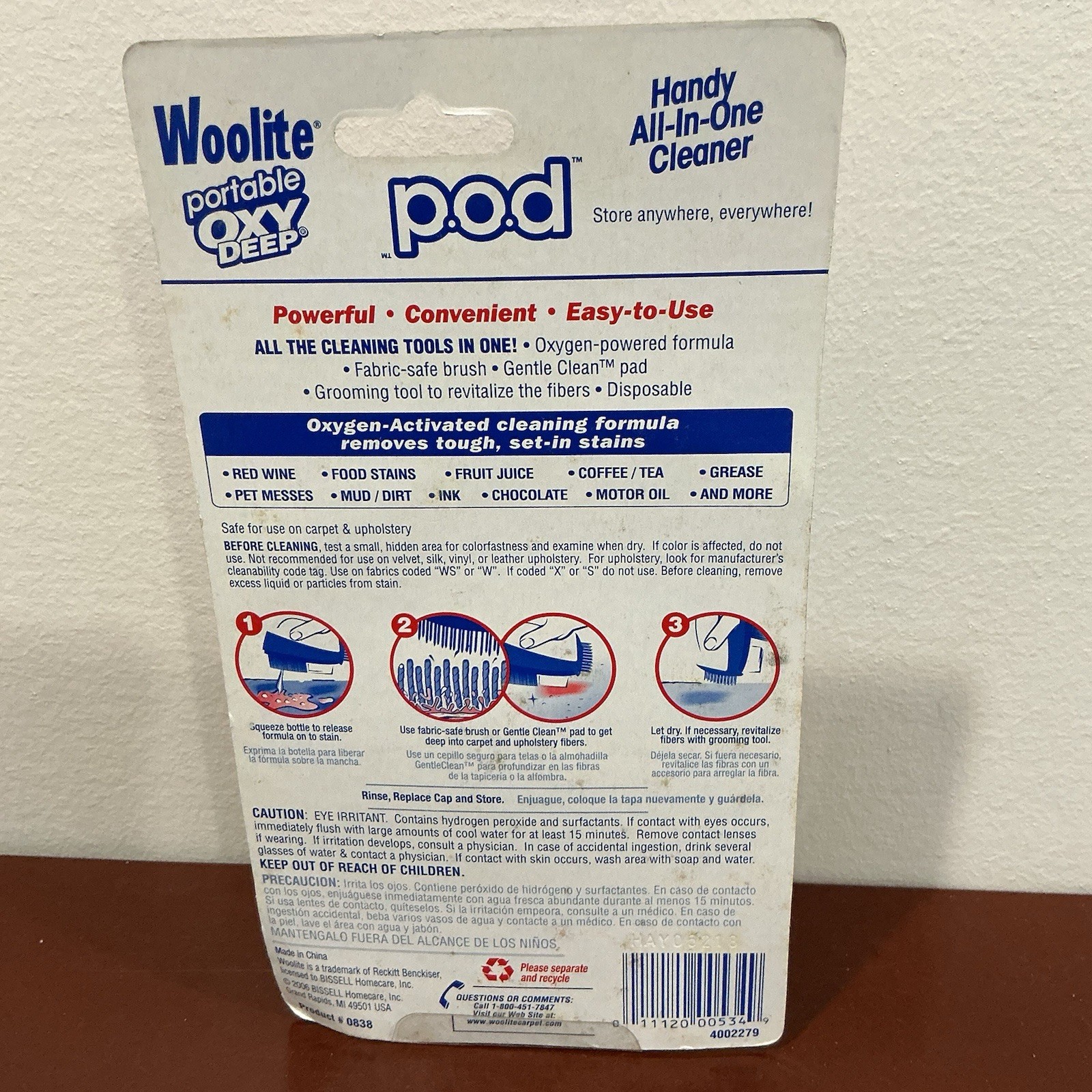 Woolite Portable Oxy Deep POD All In One Carpet Upholstery Cleaner Discontinued