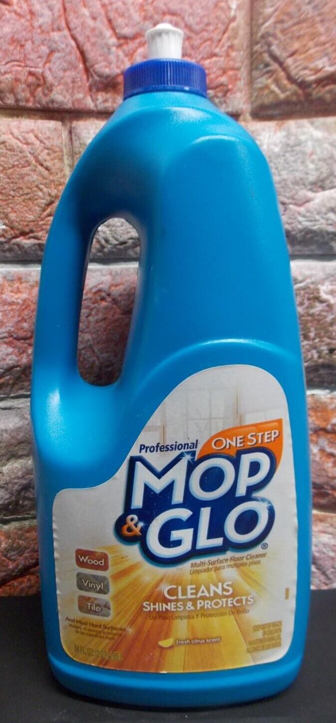 Mop & Glo Triple Action Floor Cleaner Fresh Citrus Scent 64oz Bottle 74297EA