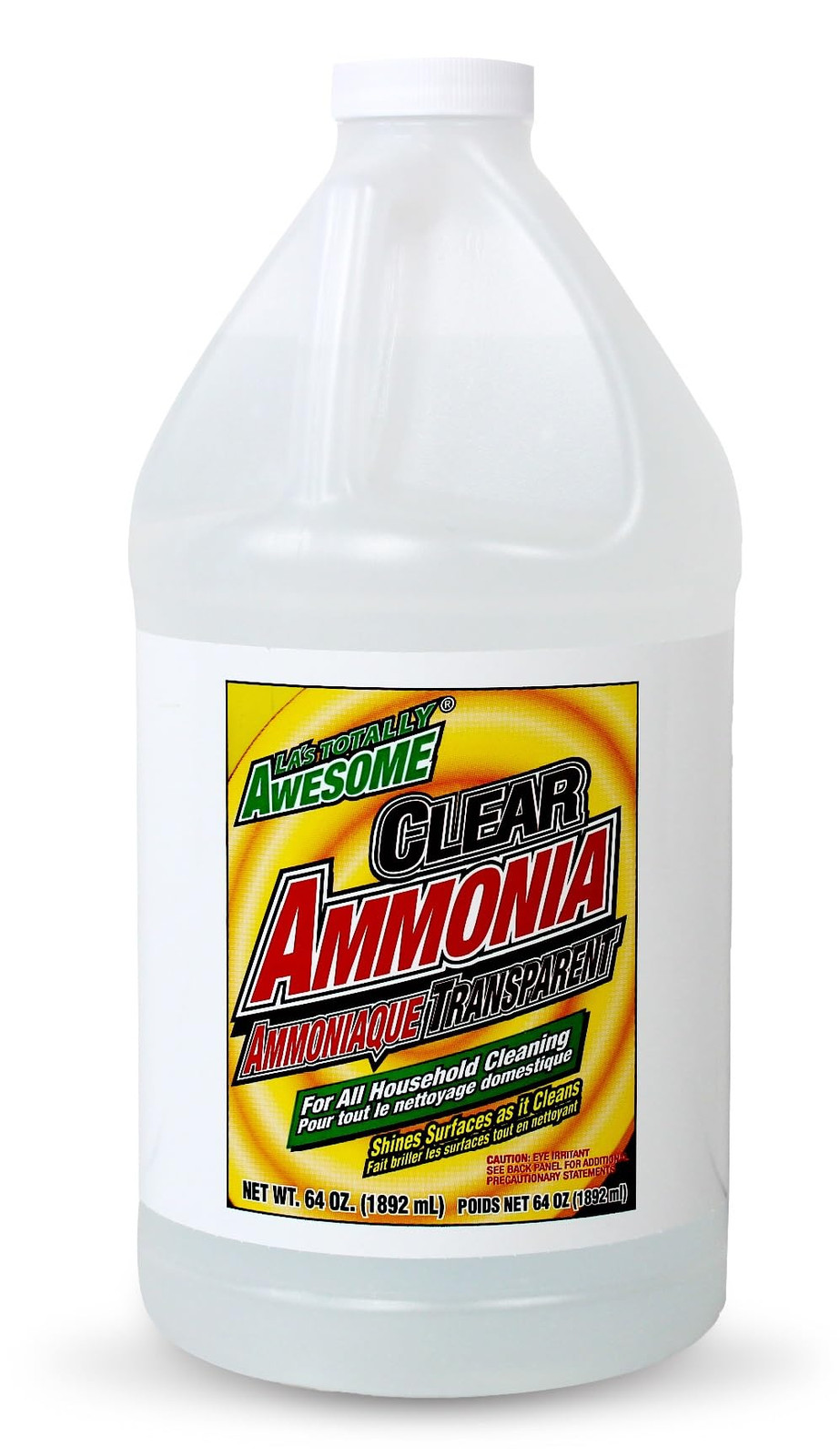 64 Fl Oz Fragrance Free Pure Ammonia Cleaner for Tough Stains and Grime