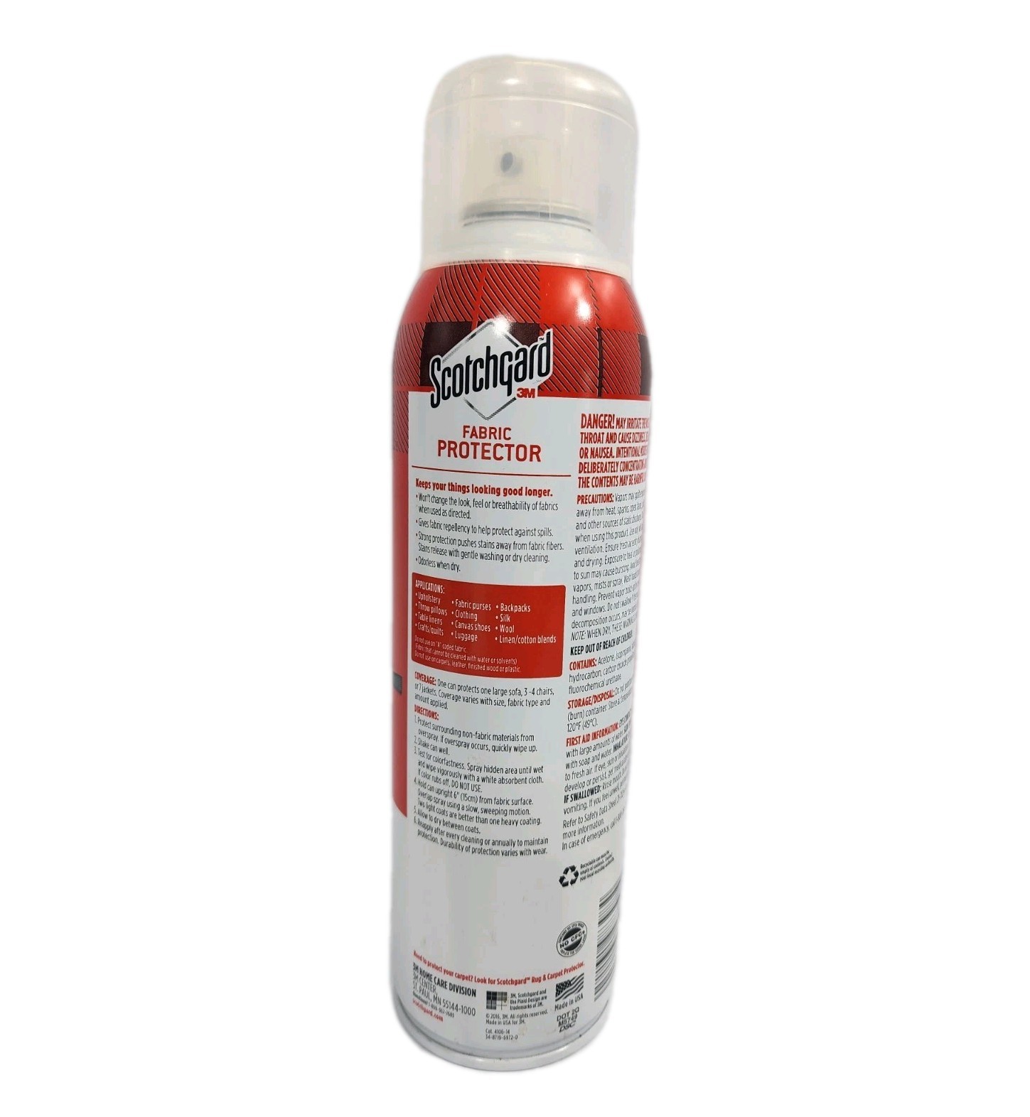 3M Scotchgard 4106-14 Fabric Protector Water Shield 14oz Repellent Stain Spray
