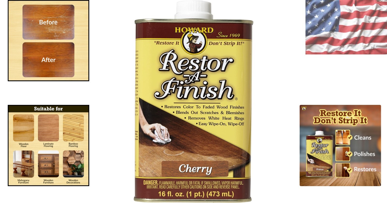 Versatile Cherry Wood Restor-A-Finish Spray – For All Light Reddish Shades