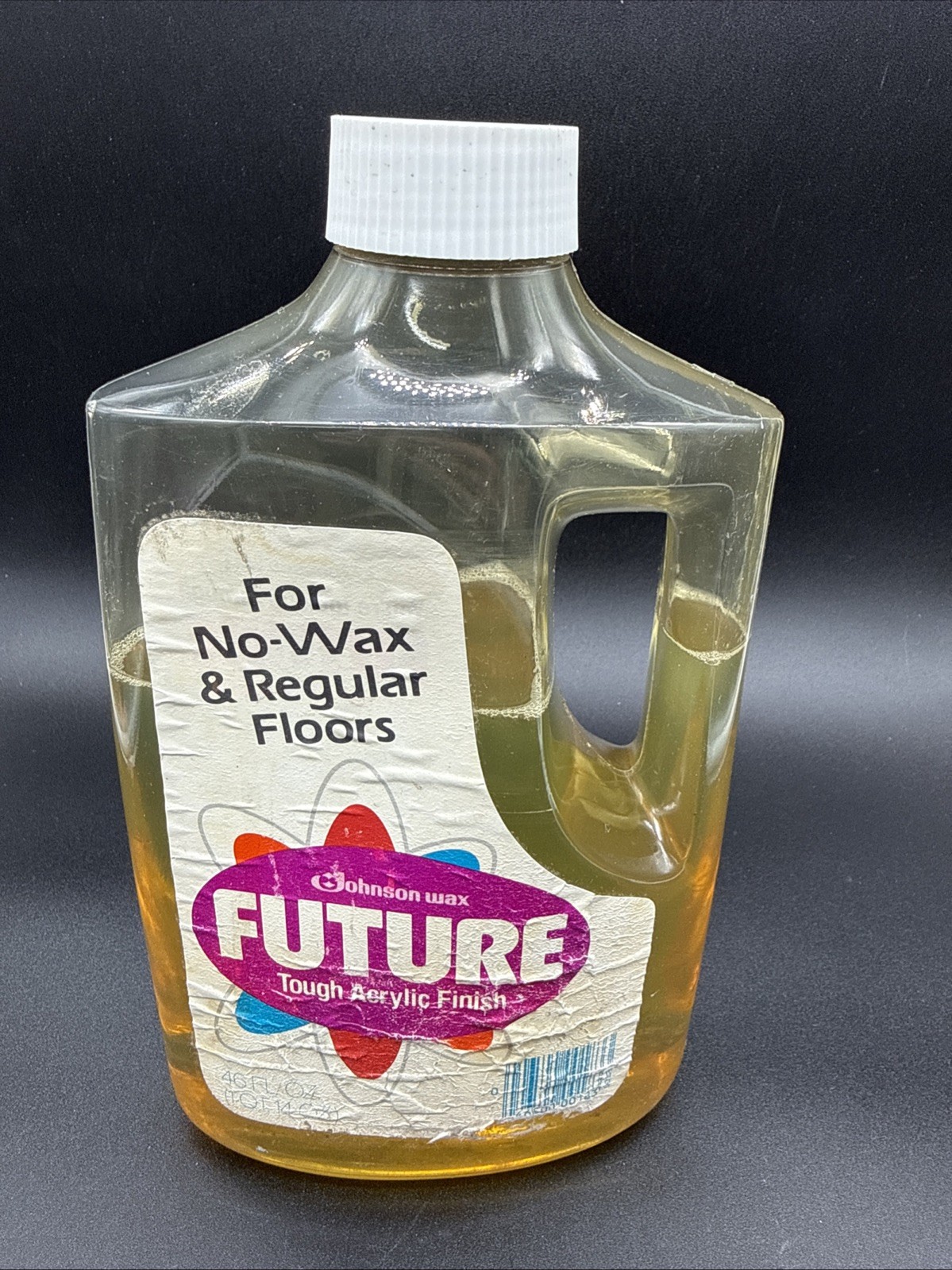 Vintage Future No Wax Floor Shine 1980 SE Johnson 46 oz ~75% full