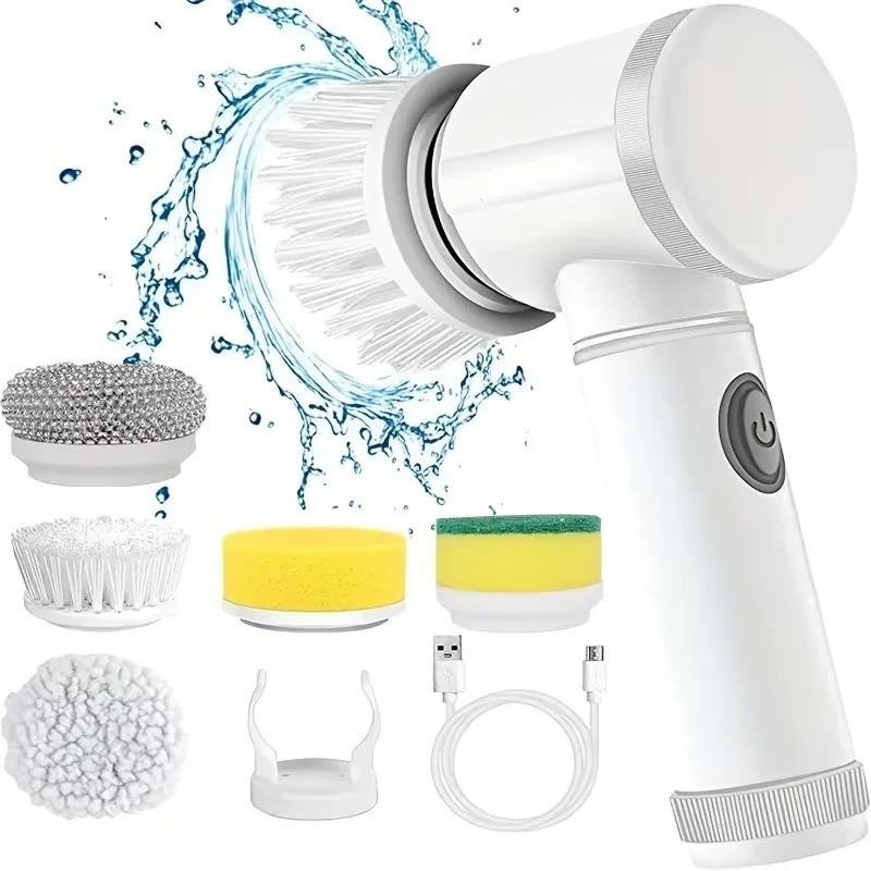 NEW Electric Spin Scrubber Brush Kit – Cordless Bathroom Cleaner