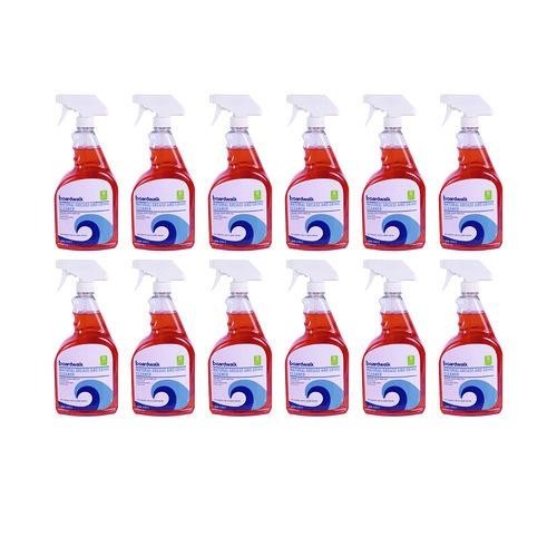 Boardwalk Natural Grease and Grime Cleaner, 32 oz Spray Bottle, 12/Carton