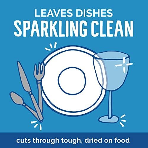 Seventh Generation Free Clear Dishwasher Detergent Packs 73 Count Sparkling C…