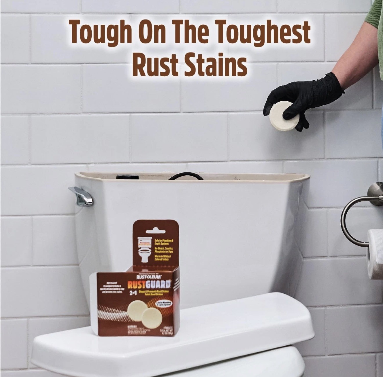 4 – Whink Rust Guard 2 In 1 Hard Water & Rust Toilet Bowl Cleaner – 8 Tabs Total