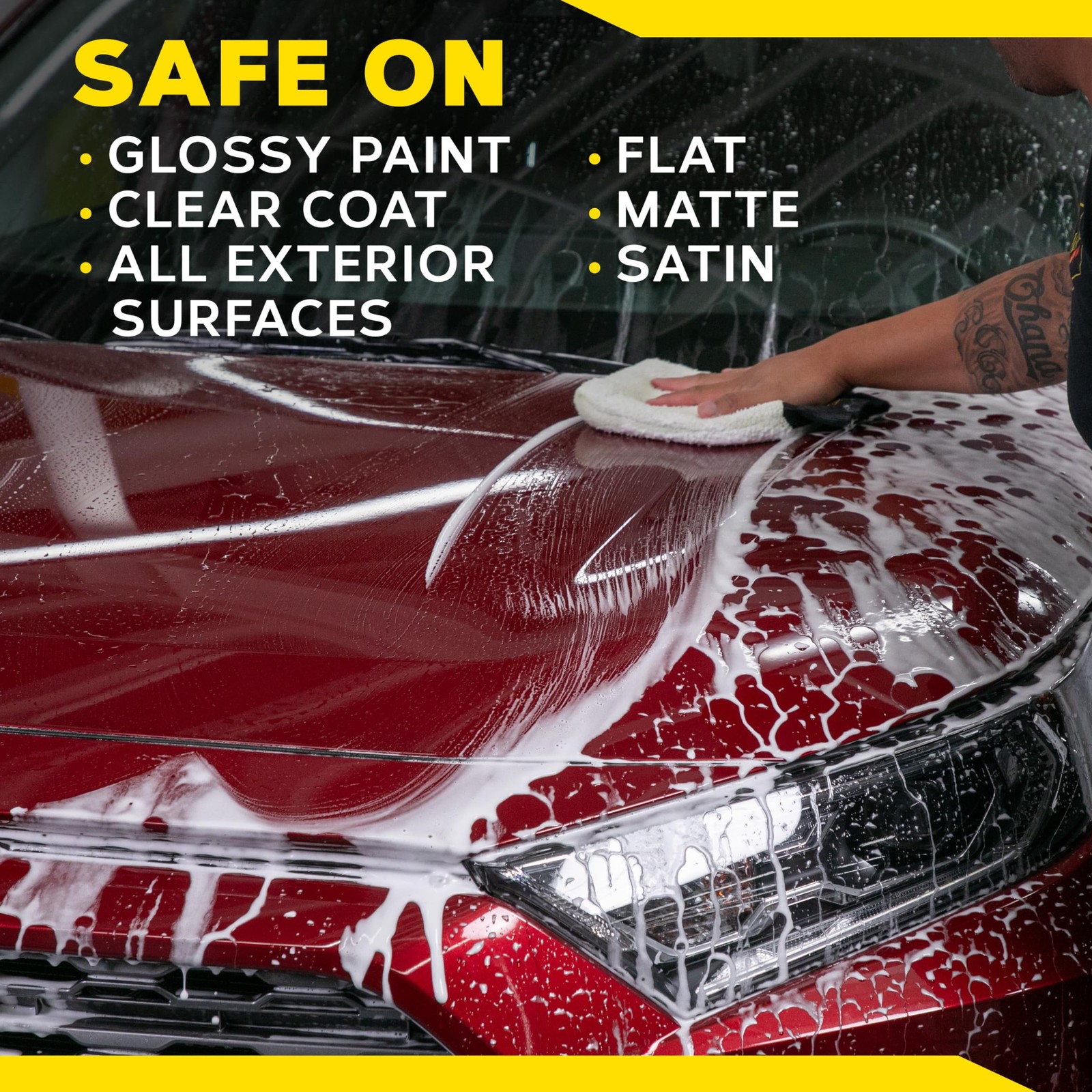 Meguiar’s Hybrid Ceramic Wash & Wax – Sophisticated Car Wash Gently Cleans 48oz