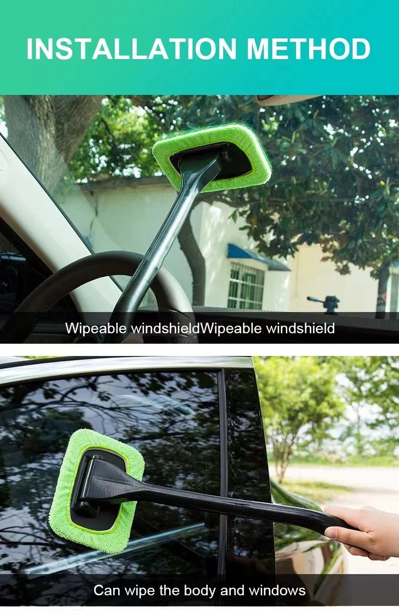 MicroFiber Windshield Clean Shine Car Auto Wiper Cleaner Glass Window Brush