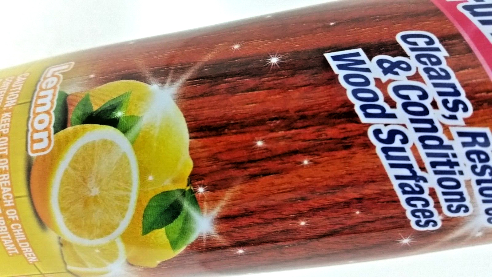 ( LOT 4 ) Scrubfree Lemon Scent Furniture Polish Cleans, Restore Wood 9.7 Oz Ea