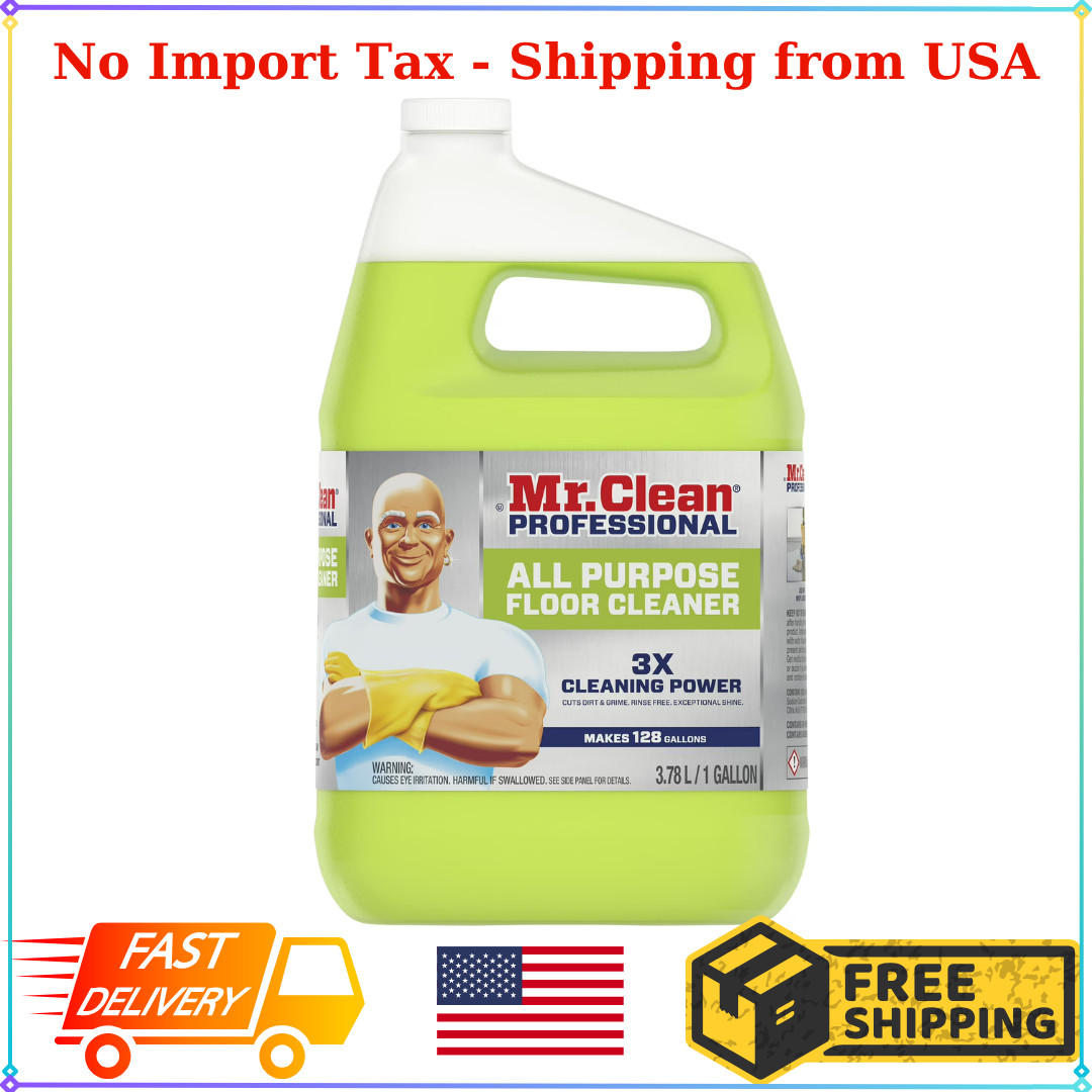Mr. Clean 02621EA 1 Gallon Finished Floor Cleaner – Lemon Scent New