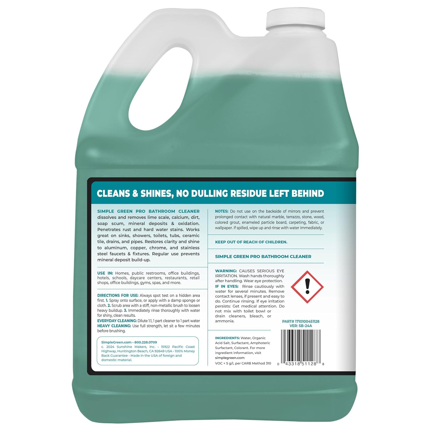 Pro Bathroom Cleaner 1 Gal