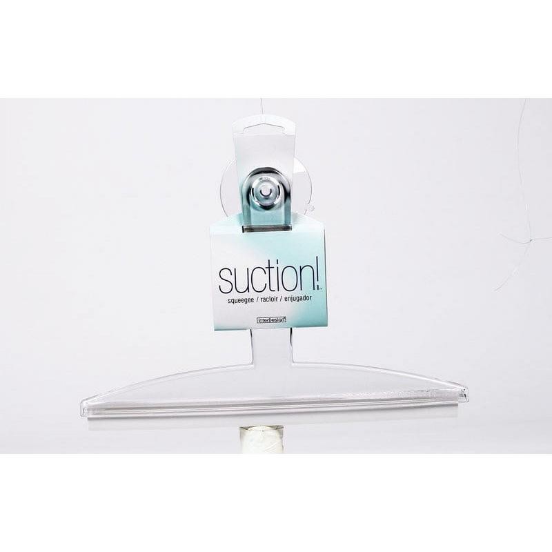 Plastic Suction Squeegee W/ Storage Hook for Tile Walls Fit Shower & Bathroom