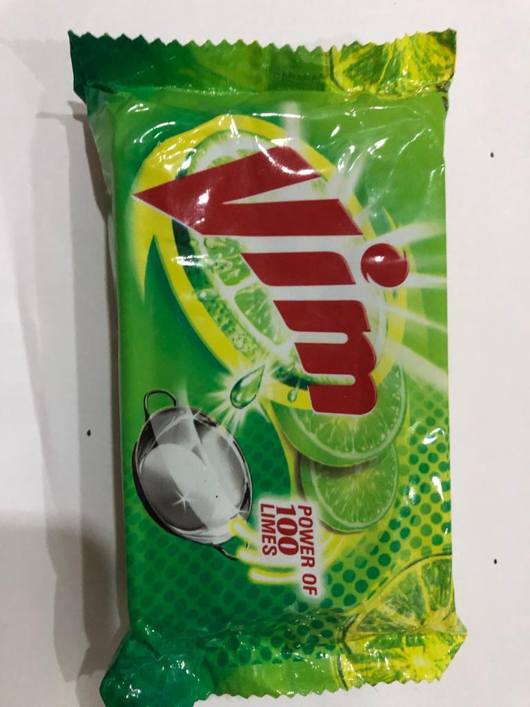 Vim Kitchen Dishwash Bar Power 100 Plate Limes Cleaner Cup Lemon Pack 200g Soap