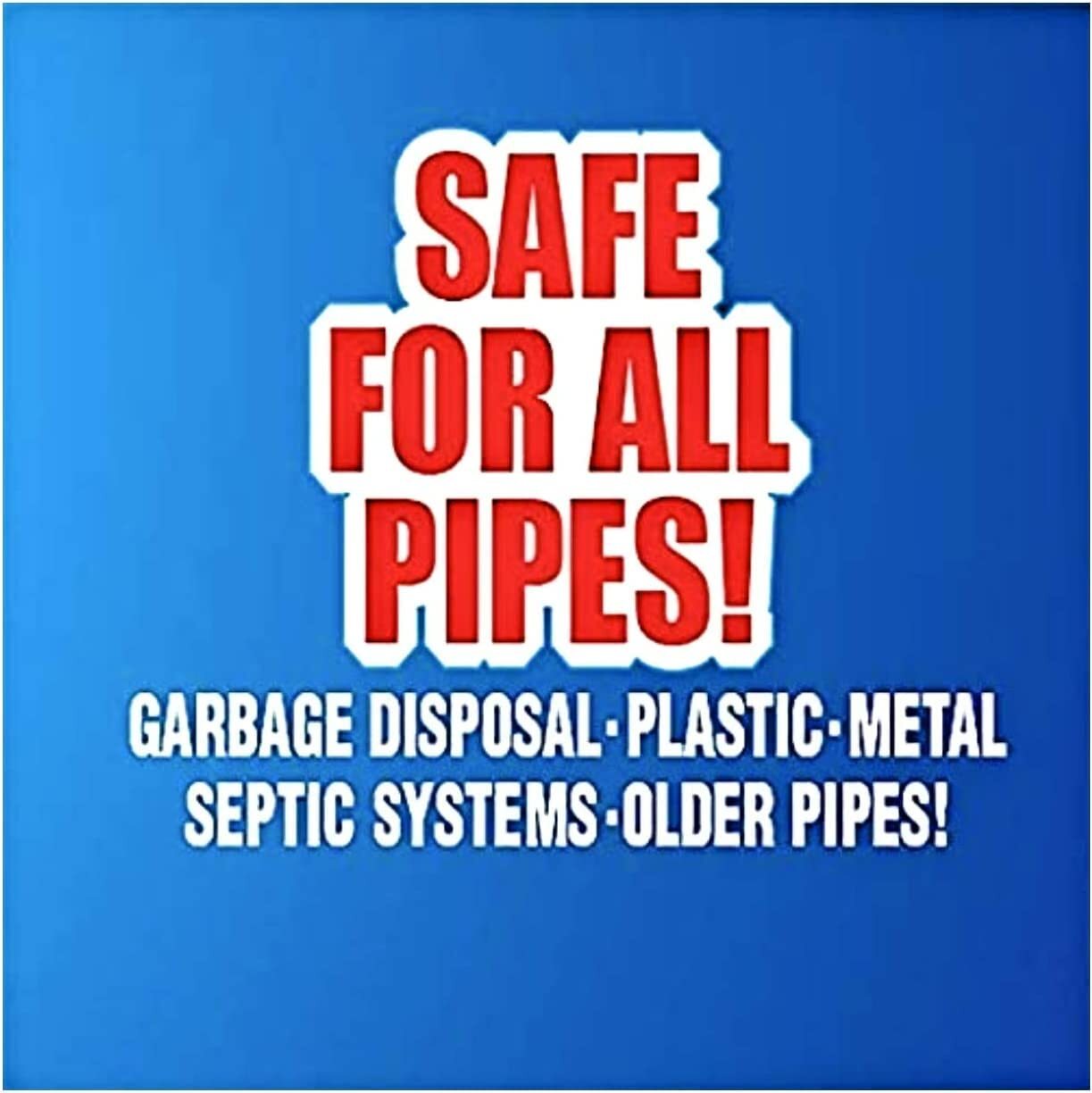 Mister Plumber Professional Formula Drain Opener, 32 Fl Oz “No-Glug” Easy-Pour B