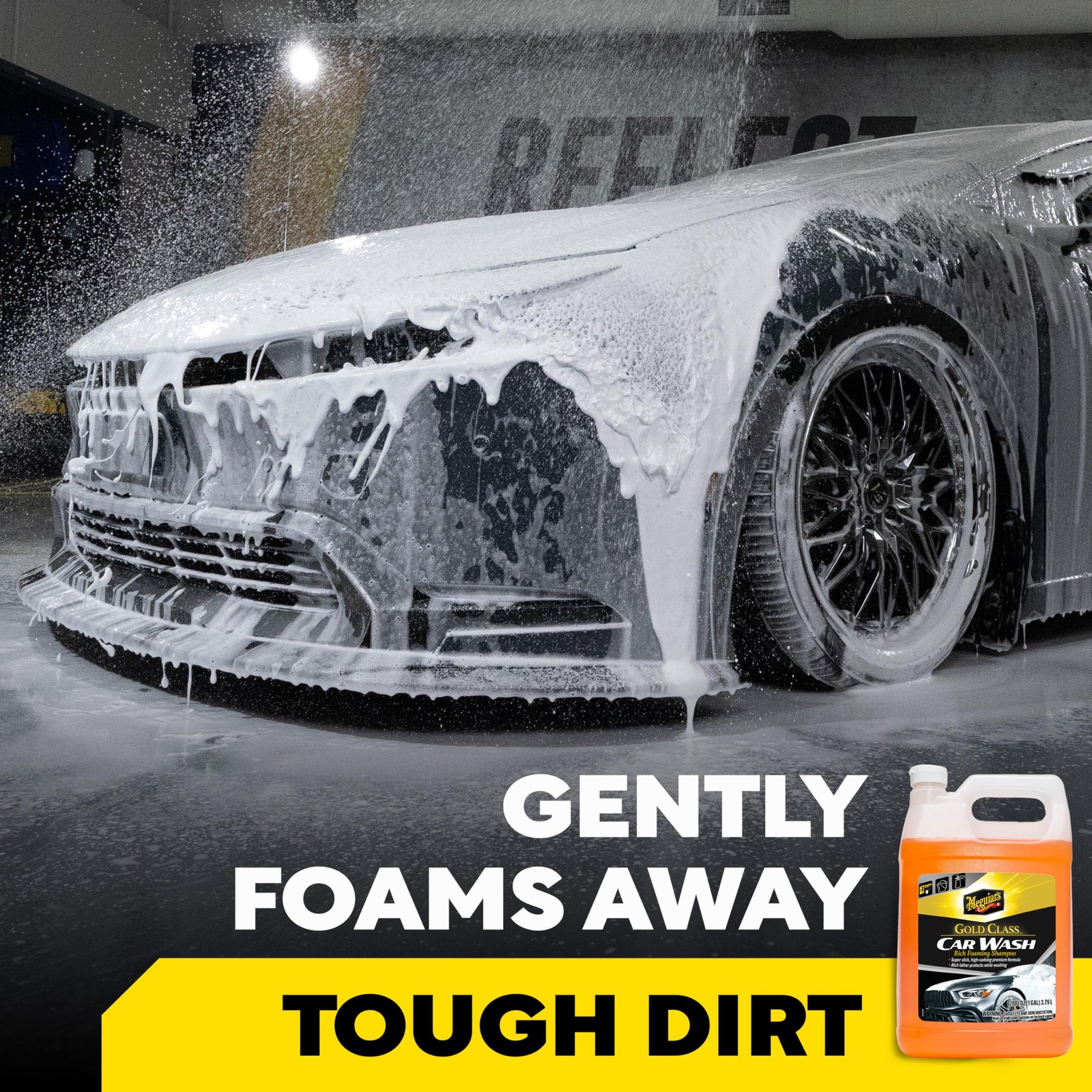 Meguiar’s Gold Class Car Wash Ultra Rich Foam Car Wash Soap and Conditioner for