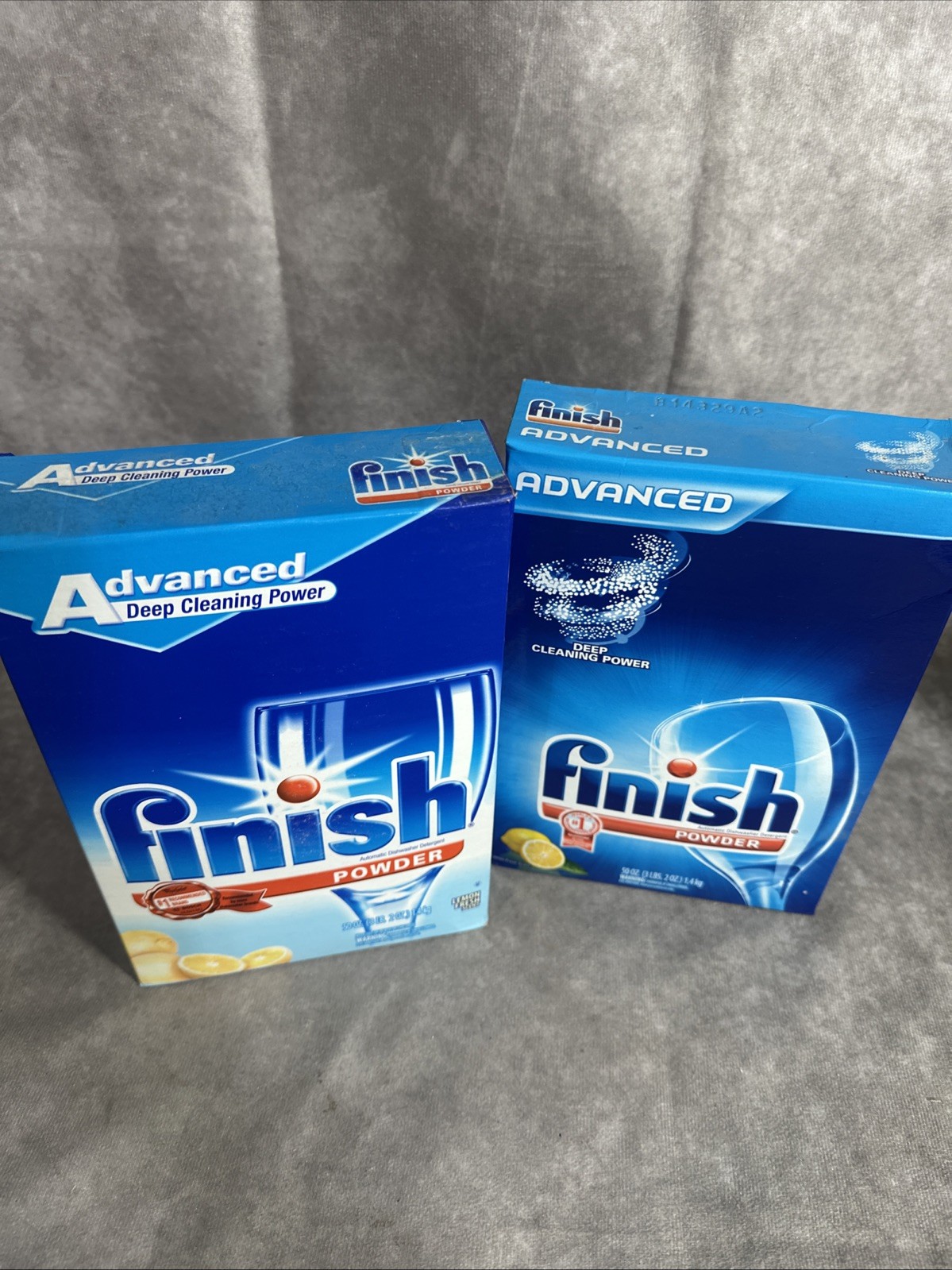 (2) Advanced Finish Dishwasher Detergent Powder 50oz