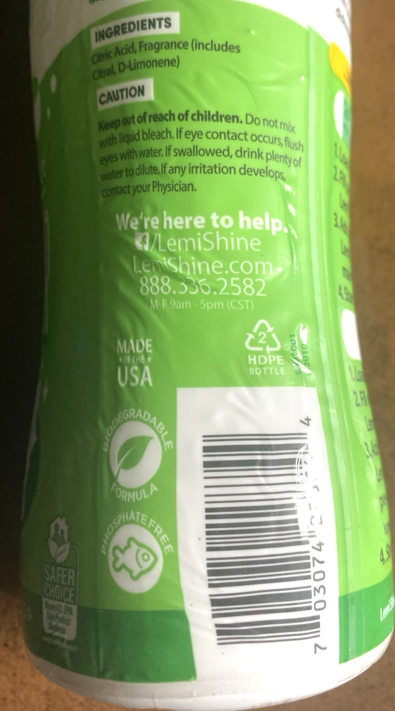 Lemi Shine Dish Detergent Dishwasher Booster Powder 12oz (2 Pack)