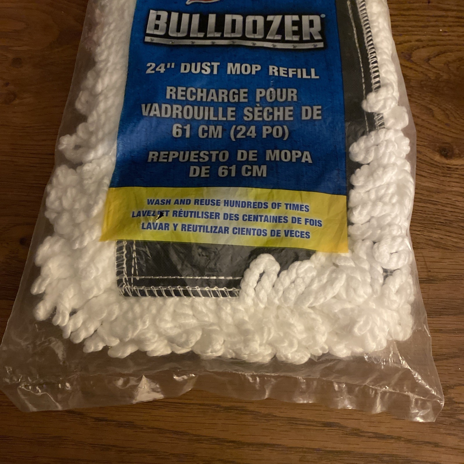 Quickie BULLDOZER Microfiber 24″ Dust Mop Refill #0694M New NOS