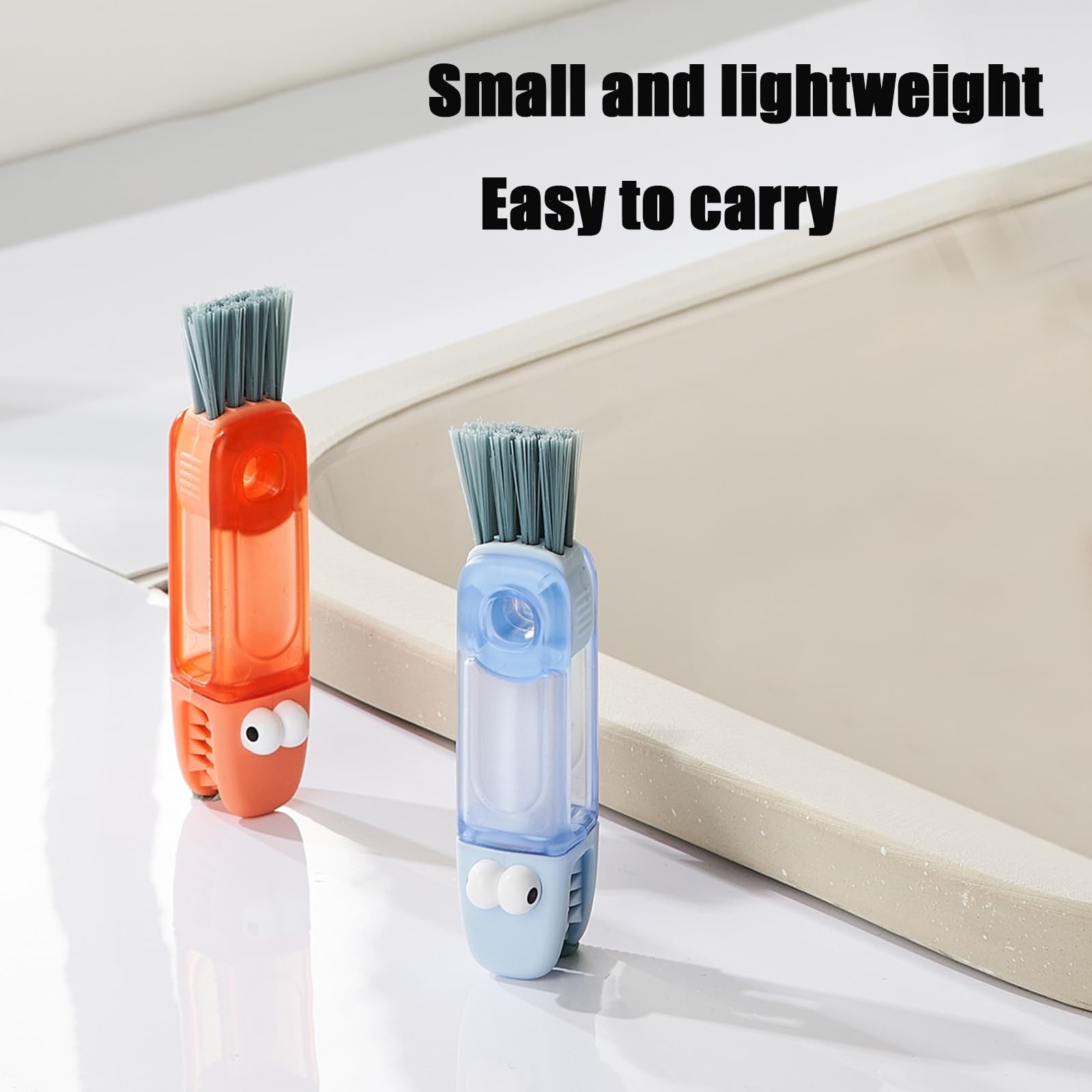 3-in-1 Crocodile Bottle Lid Cleaning Brush Set, Tiny Crevice Gap Cleaner for …
