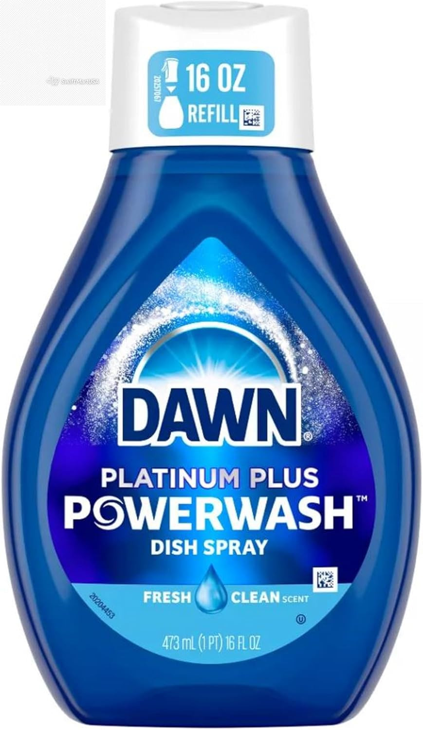 Platinum Powerwash Dish Spray, Dish Soap Cleaning Spray, Apple Scent Refill, Dis