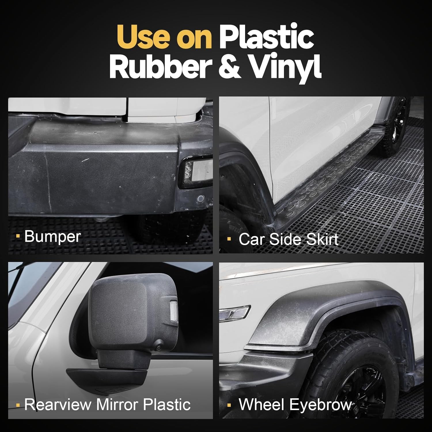 Plastic Restorer for Cars, Not a Dressing, Black Trim Resto Number of Items: 1