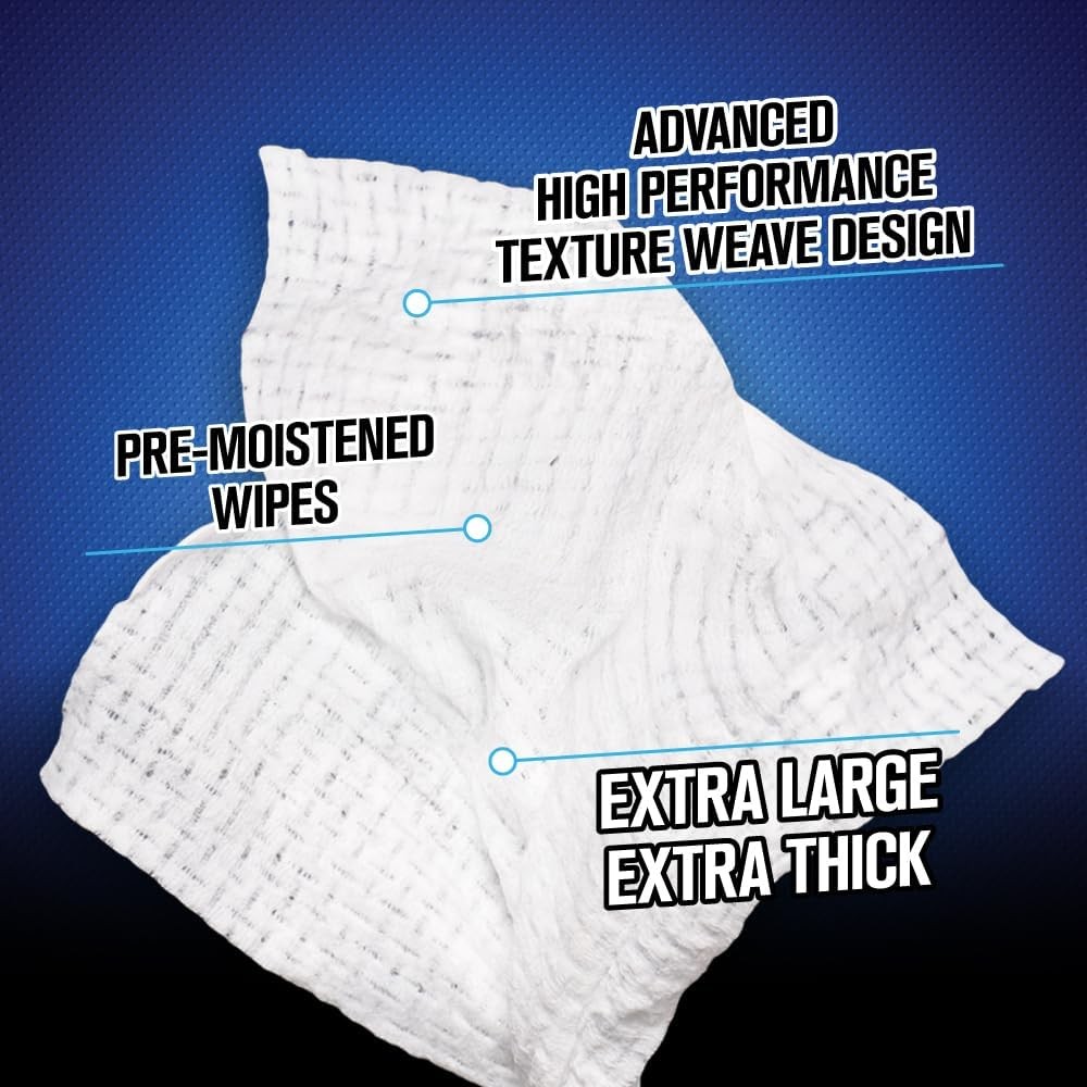 Chemical Guys Total Interior Cleaner & Protectant Canister Wipes, Great for Cars