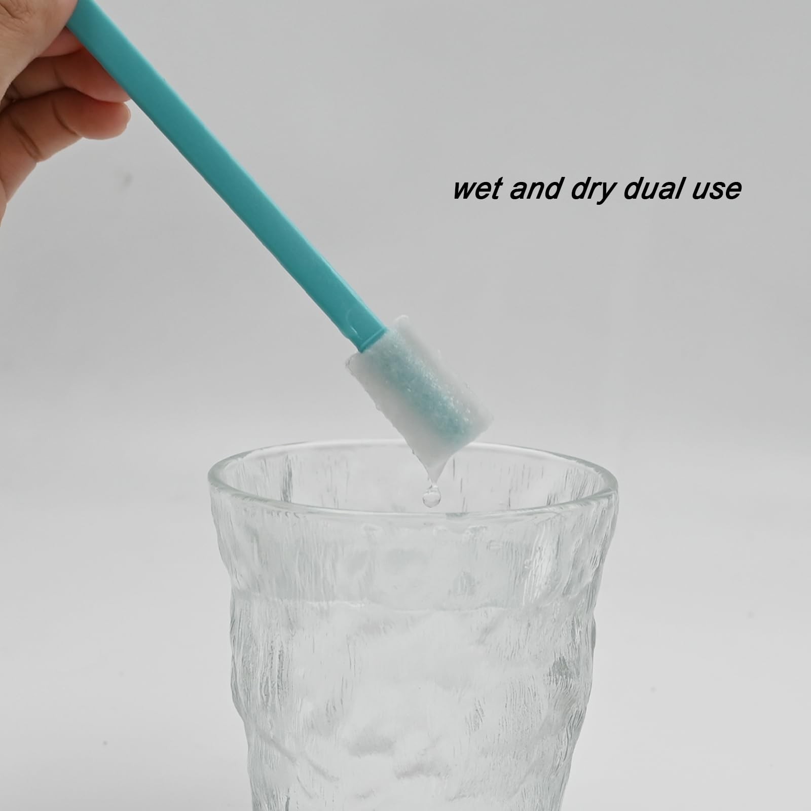 100PCS Disposable Crevice Cleaning Brush Tool kit, Disposable Toilet Brush, D…