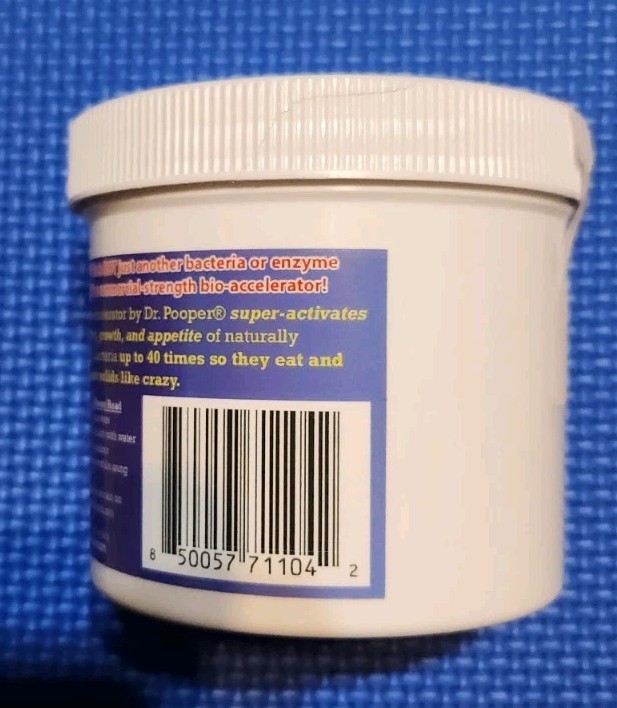 Accelerator By Dr. Pooper RV Boat & Small Waste Systems Cleaner 65 Doses+Scoop*